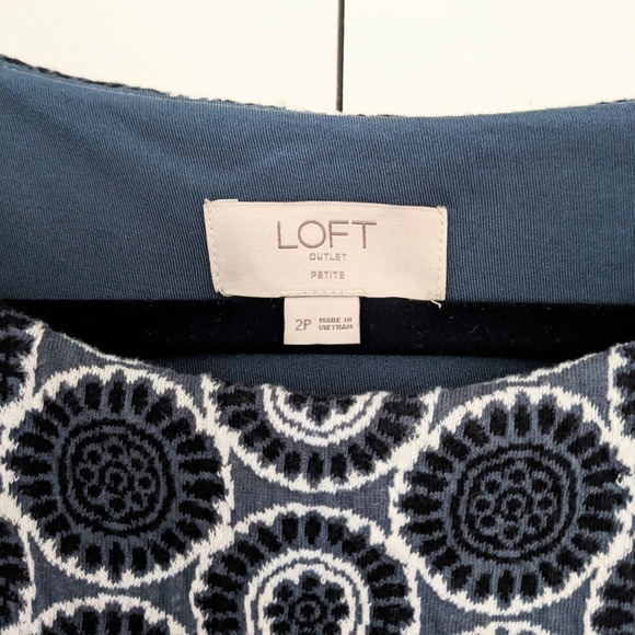 Loft 2P Medallion Embroidered Dress - Picture 3 of 7